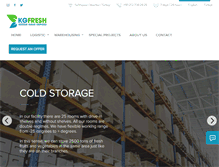 Tablet Screenshot of kgfresh.com